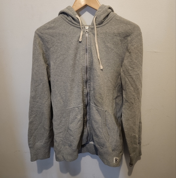REIGNING CHAMP MIDWEIGHT TERRY FULL ZIP HOODIE	- HEATHER GRAY M - Picture 2 of 9